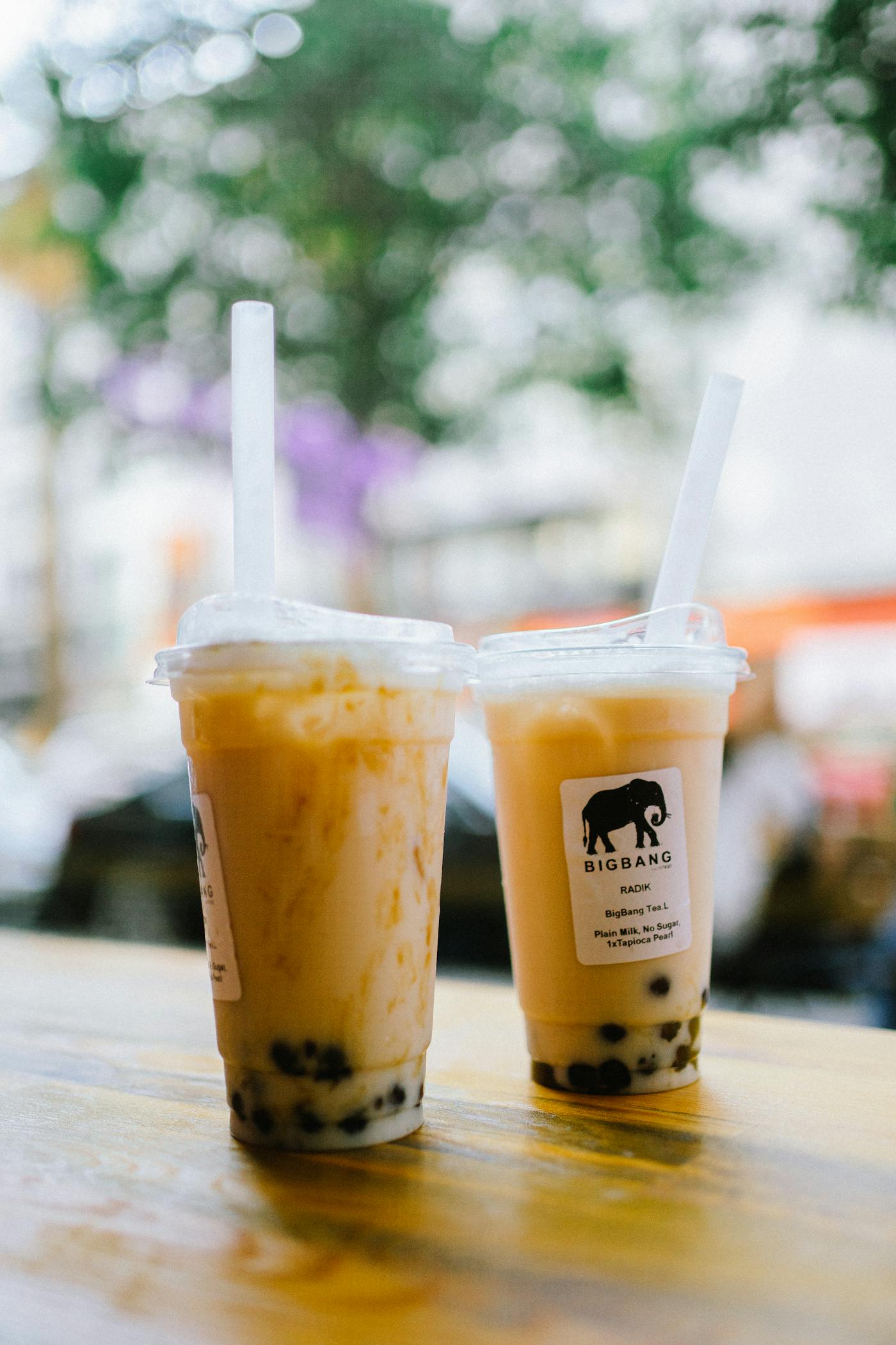 Bubble tea bar at Makoto Staten Island