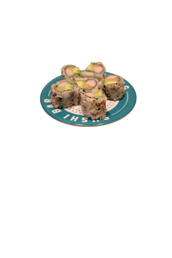California Roll at Makoto Revolving Sushi Bar Staten Island NY