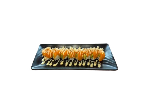 Creamy Salmon Roll at Makoto Revolving Sushi Bar Staten Island NY
