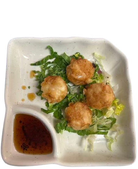Fried Shrimp Shumai (4 pcs) at Makoto Revolving Sushi Bar Staten Island NY