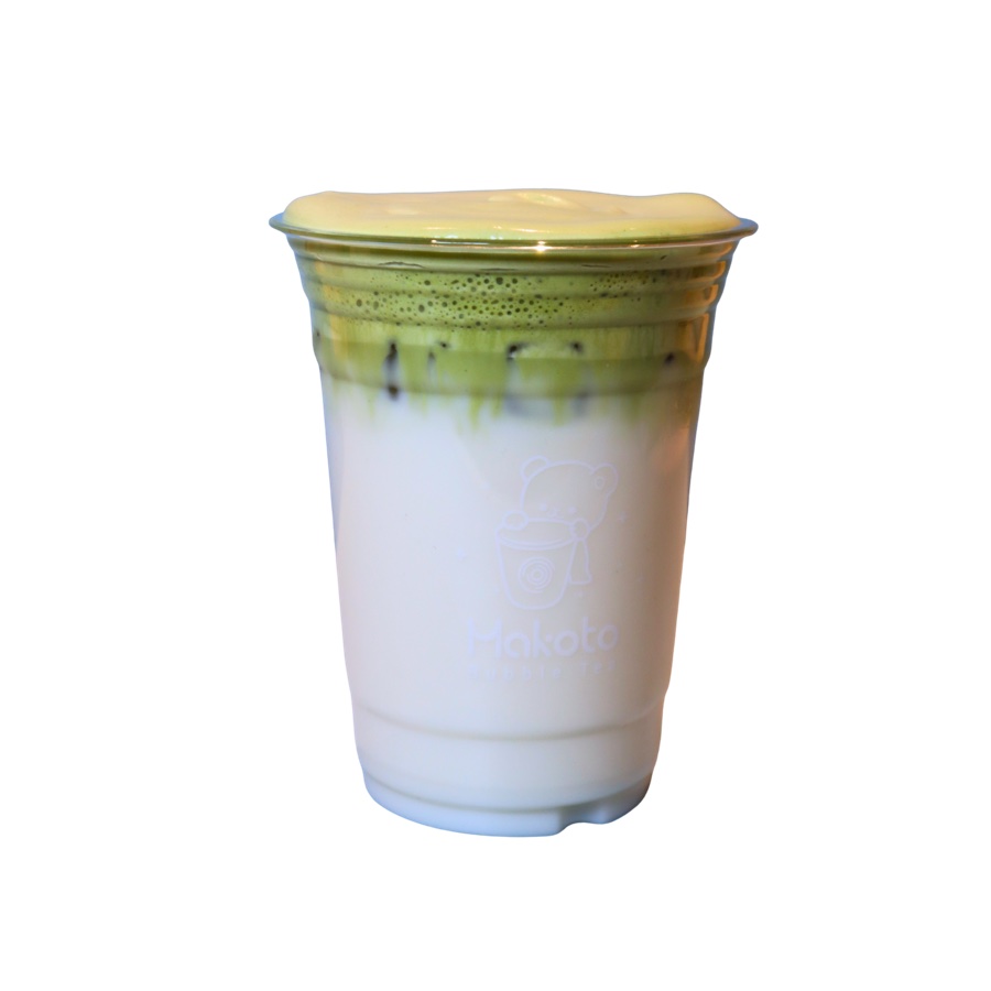 Jasmine Matcha Foam at Makoto Revolving Sushi Bar Staten Island NY