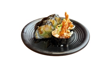 Shrimp Tempura Roll at Makoto Revolving Sushi Bar Staten Island NY