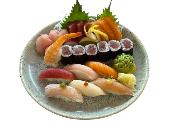 Sushi Sashimi Combo at Makoto Revolving Sushi Bar Staten Island NY